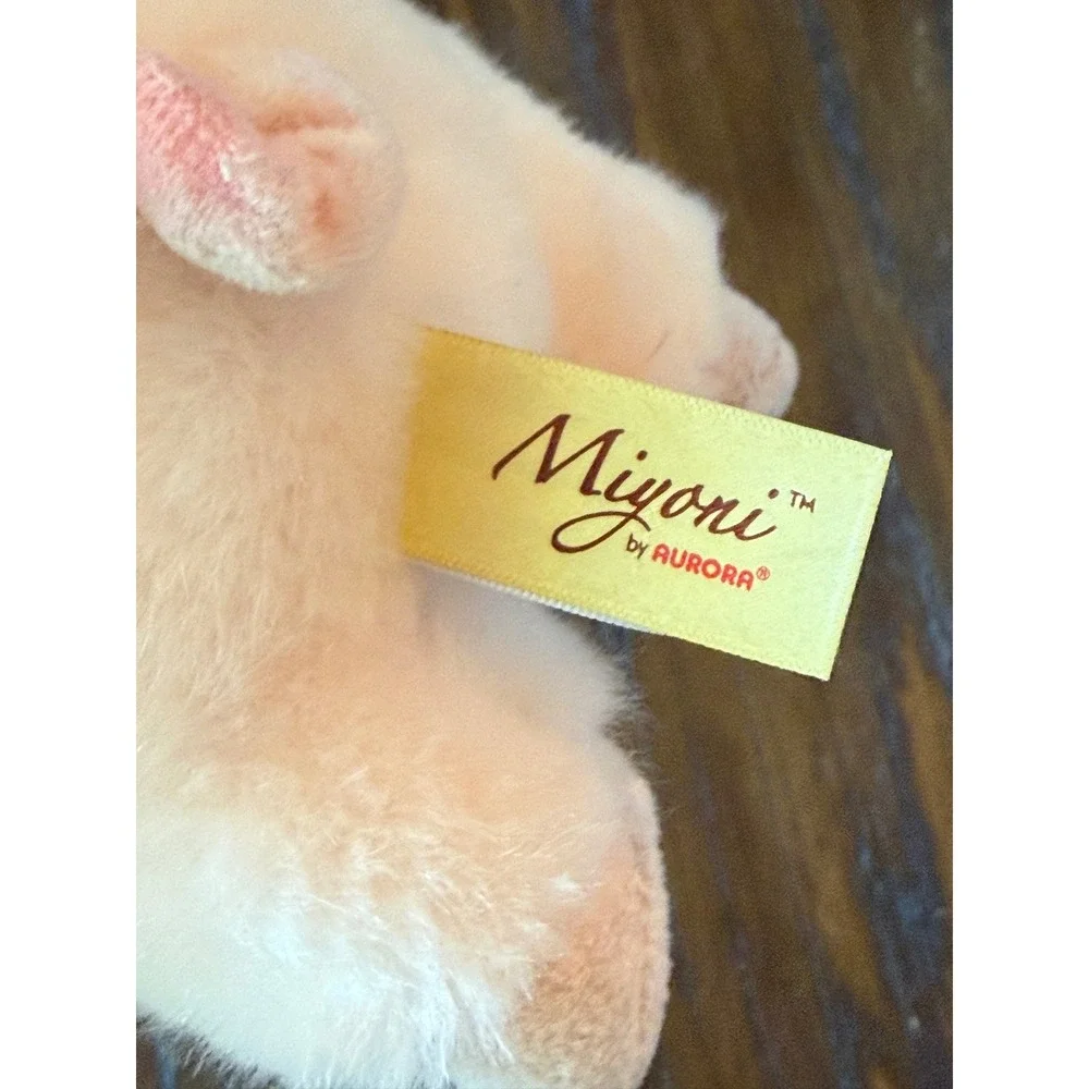 Aurora Miyoni Piglet Plush Toy Unisex Small Pink Excellent Realistic Stuffed Pig